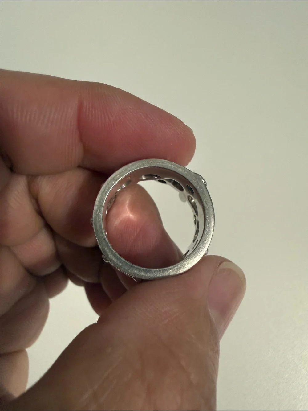 Sterling Crown-Style Stackable Ring in Silver #6